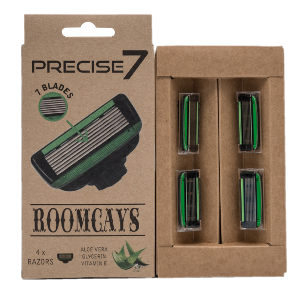 Roomcays Precise7 tıraş makinesi için bıçak seti – 4 adet resmi